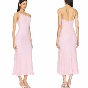 Bardot Albie Knit Maxi Dress Size US 10 XL Candy Pink